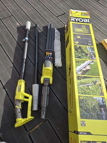Ryobi 18v cordless pole hedge - ryobi,