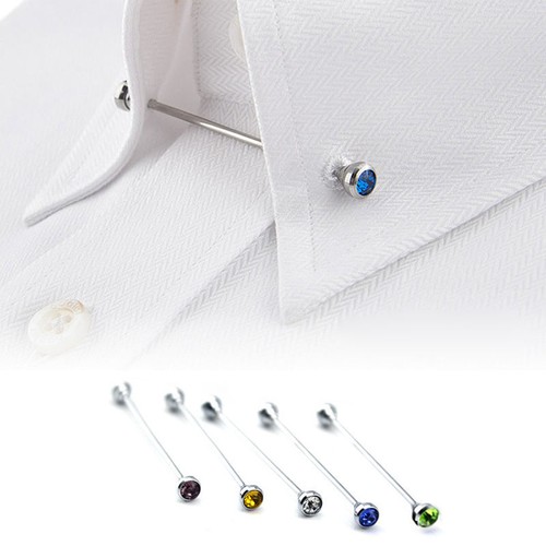 Mens collar bar crystal - mens, neck