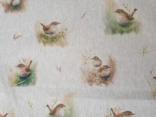 Bird fabric UK fat quarter 18" x 22" 80% Cotton Upholstered material