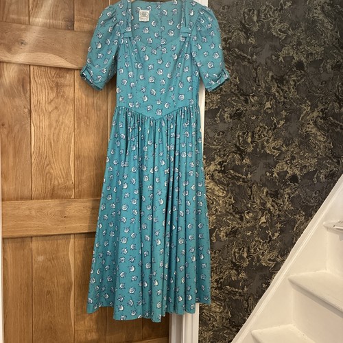 Vintage 80s laura ashley - 80s, teal