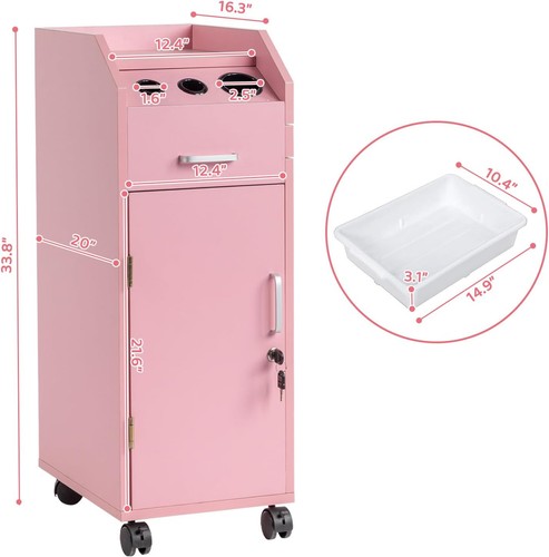 Rolling hair salon trolley - hair,