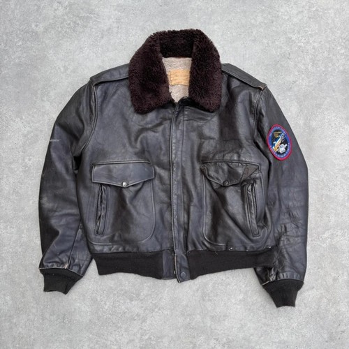 Vintage schott leather flight
