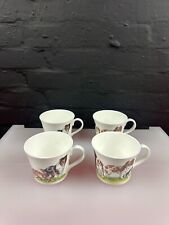 4 Roy Kirkham Fine Bone China English Dog Lovers Large Tea Coffee Breakfast Cups
