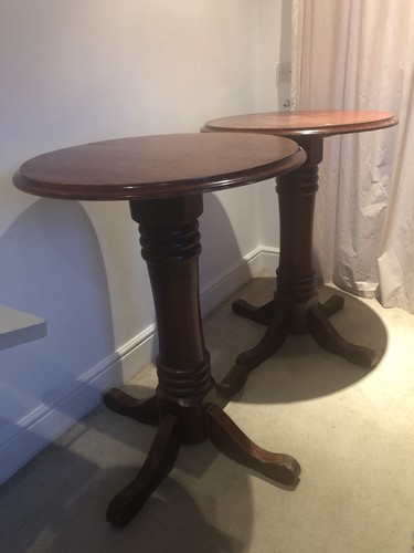 Two poseur table - two,