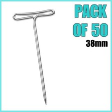50x 38mm T-Pins Wig Making