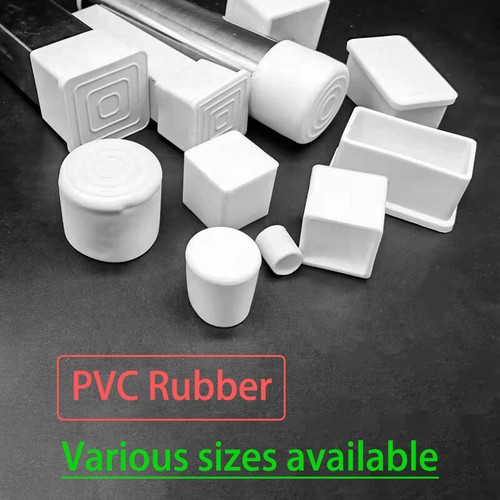 White rubber chair - chair, ferrules