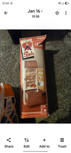 Boxed original sindy fridge - original,
