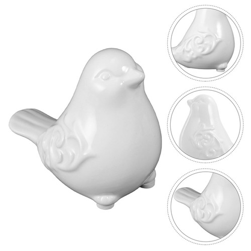 3pcs porcelain bird figurines - 3pcs,