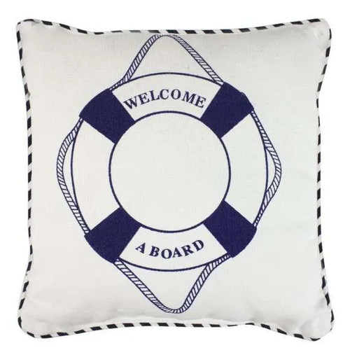 Nautical welcome aboard life - "welcome,