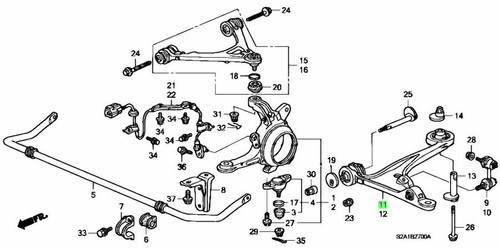 Honda oem 51350 - honda, 51350-s2a-030