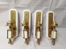 Set of 4 VINTAGE BRASS WALL