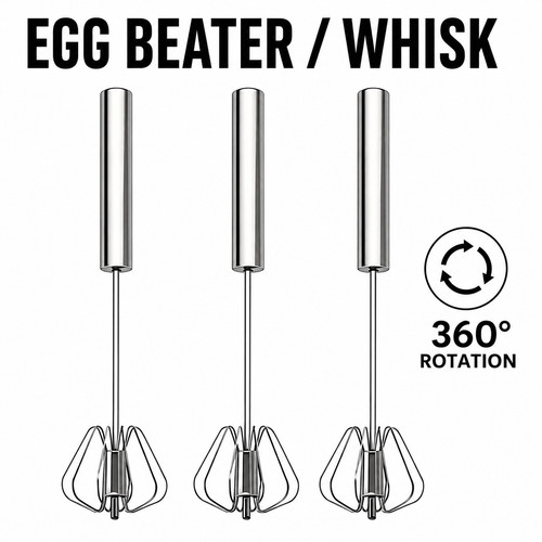 3pcs egg beater - beater, automatic