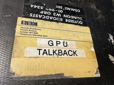 Ex BBC Hard Flight Case Outside Broadcast Trunk Alloy Box Original Metal