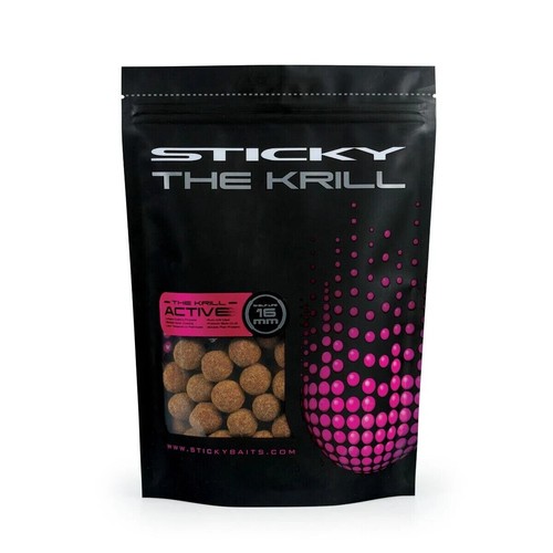 Sticky baits the krill - sticky, active