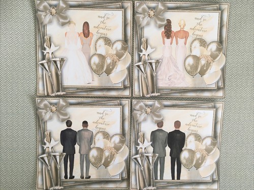Same sex wedding card - same,