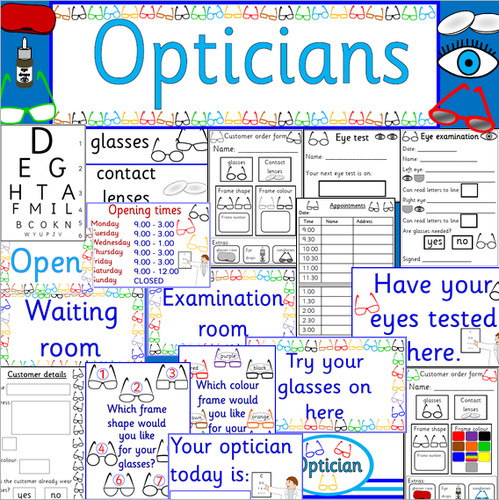 Opticians role play - role,