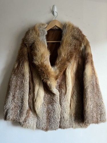 Real vintage red fox fur - vintage,