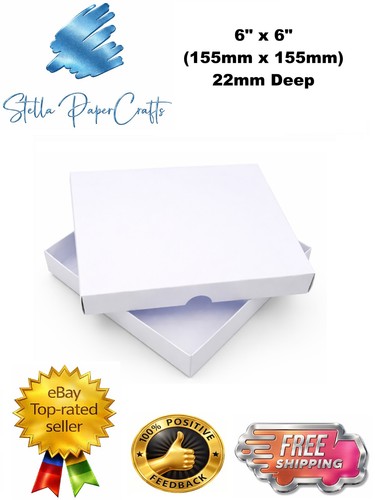White greeting card - 6",