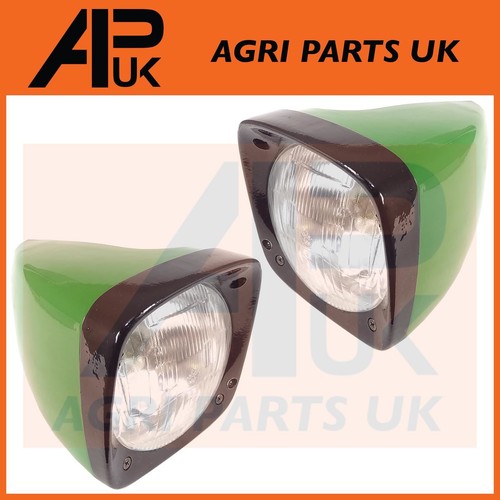 Pair headlight headlamp - headlight, metal