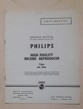 Philips  Model AG2126  Hi-Fi  Record Player Service Manual