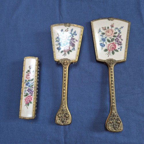 Vintage filligree embroidered