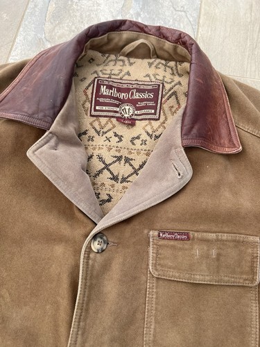 Men vintage brown marlboro - men’s,