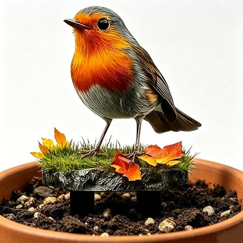 Robin garden ornaments - robin,