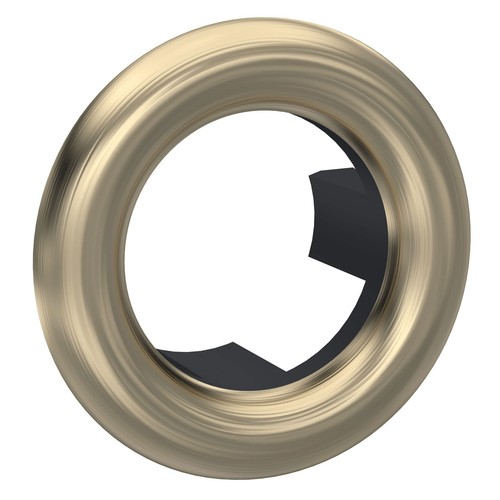 Nuie brushed brass - brushed, round