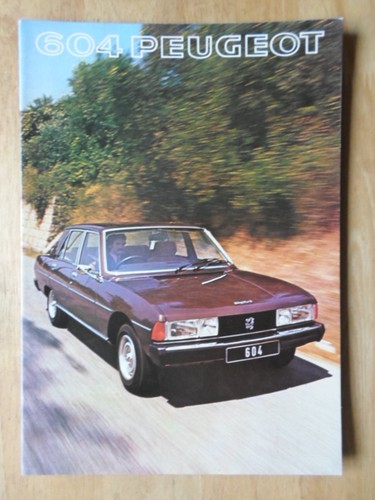 Peugeot 604 orig 1977 uk - 604,