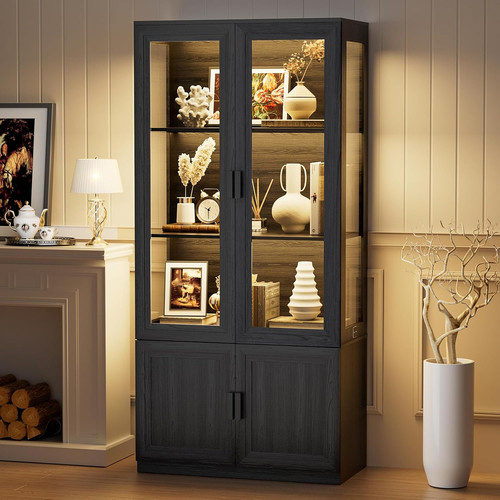 Display cabinet with glass - cabinet,
