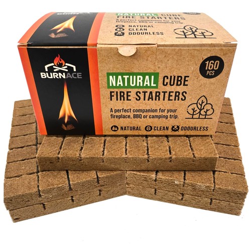 Burnace natural cube fire - cube,