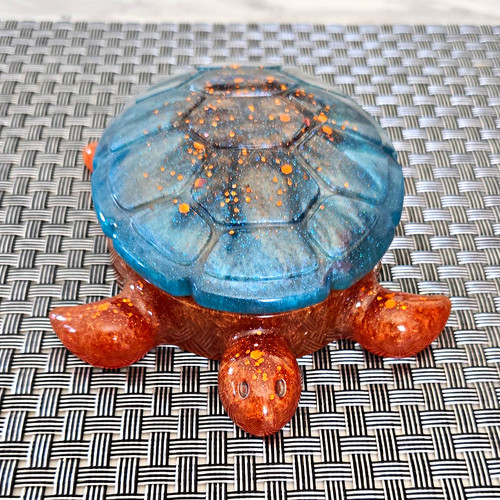 Resin turtle figurine - turtle, ornament
