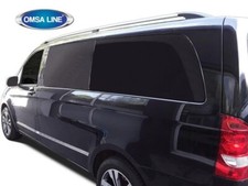 Aluminum Roof Rack Rails Side Bars Mercedes Vito /Taxi W639 - W447 SWB 2004-up