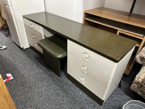 Retro dressing table - dressing, stool