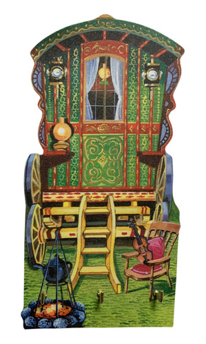 Romany gypsy caravan - gypsy, rack
