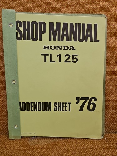 1976 honda tl125 125 - honda,