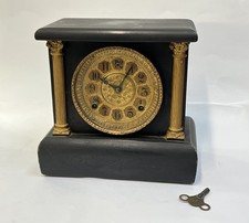 Antique Historicist Mantel Clock Wm. L. Gilbert Clock Co. Winsted USA Pendulum Clock