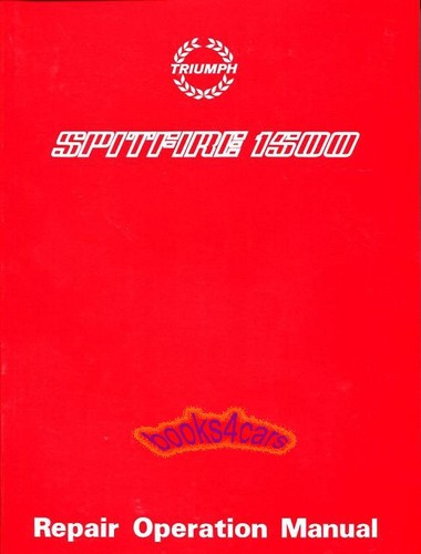 Spitfire manual triumph - spitfire,