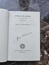 Signed - John Steinbeck, "Of
