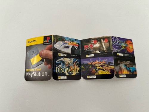 Ps1 memory card stickers - card,