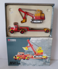 CORGI 31010 SHORT BROS. SCAMMELL HIGHWAYMAN LOW LOADER & LUFFING SHOVEL M.BOXED