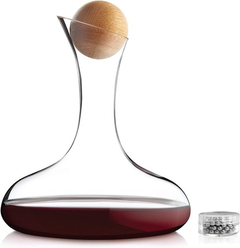 Wine decanter carafe - carafe, red