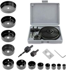 16Pcs Hole Saw Kit 19-127mm