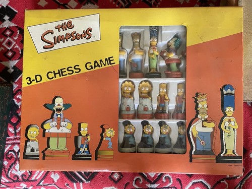 The simpsons chess - the, 3d