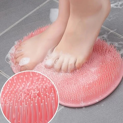 Silicone foot scrubber brush - silicone,