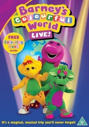 Barney colourful world - barney:,