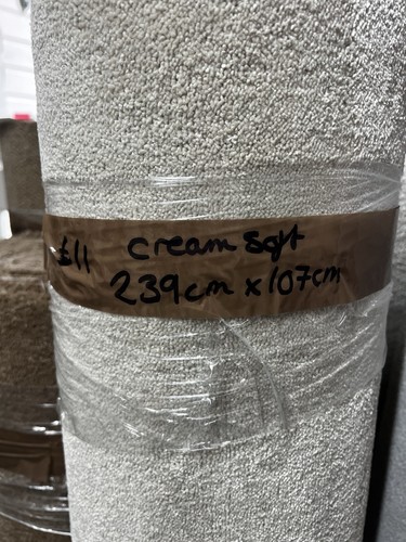 Carpet offcut creamsoft - offcut,