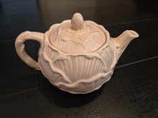 Vintage Sylvac English Rose  Porcelain Teapot, Pink Cabbage, 5409, England