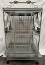 Parrot-Supplies DeSantis Premium Play Top Macaw Parrot Cage - Stone,