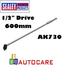Sealey AK730 Breaker Bar 600mm 1/2"Sq Drive Power Bar 24" Chrome Vanadium